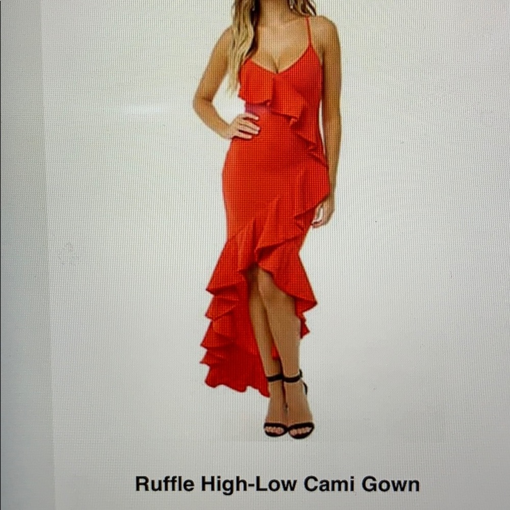 Red dress